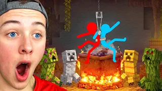 Reacting to ANIMATION vs MINECRAFT SHORTS Ep40! (Alan Becker)