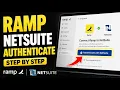 How to authenticate Ramp with NetSuite for finance automation - Step By Step