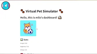 Virtual Pet Game Built with Python Final Project by Yasmine WiT Student Spring 2025