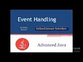 Handling button events in Frame in java