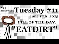 Download Lagu Tuesday,  6/17/25 -- NYT Crossword with Sam