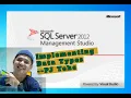Implementing Data Types - Microsoft SQL Server 2012