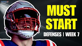 5 Must Stream Defenses for 2025 Fantasy Football Week 7