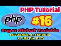 PHP Tutorial Super Global Variables in PHP