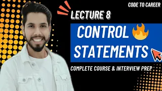 Lecture 8 - Control Statements in Java Java Complete Course in Hindi Beginner to Professional
