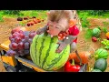 Download Lagu Bim Bim obedient helps dad take care of the farm