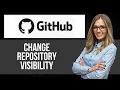 How to Change Repository to Private on Github Step by Step GitHub Tutorial