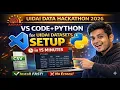 VS Code Python Setup in 15 Minutes Open UIDAI CSV Files UIDAI Data Hackathon 2026