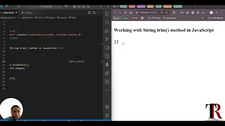 JavaScript trimStart Method
