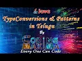 Java TypeConversions Patterns in telugu with Animation from coding maxima with animations java