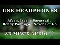 Download Lagu Afgan, Isyana Sarasvati, Rendy Pandugo - Never Let Go | Lyric Video | 8D Audio Experience