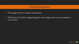 Tkinter GUI Application Development Projects External Library Requirements packtpub com