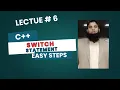 Lecture 6 C Switch Statement Tutorial for Beginners Conditional Statements in 10 Minutes 2025