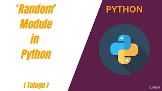 Random Module in Python Telugu