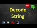 Decode String LeetCode 394 C Java Python