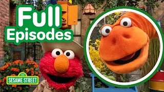 Dinosaur Time with Elmo!  🦖 🦕 | FOUR Sesame Street Full Episodes