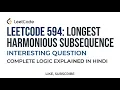 Leetcode 594 Longest Harmonious Subsequence - Interesting Question