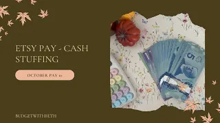 Etsy Pay Cash Stuffing October 2025 Canadian Currency 
