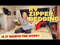 Zipper Bedding in an RV - Genius or Gimmick