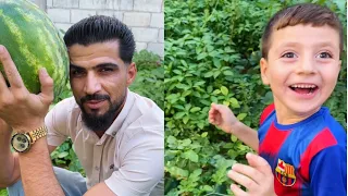 عبودة ومهدي تفاجئو في الشمام 🍉 جبس😍