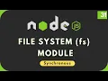 Nodejs Tutorial fs Module - Synchronous Version Reading Writing and Appending File Content