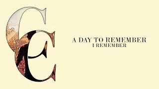 a day to remember i remember audio 