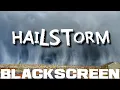 Download Lagu Rain and Hail Thunderstorm Black Screen Sleep Study Relaxing Meditation Rain Sounds