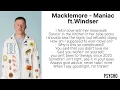 Macklemore - Maniac ft.Windser lyrics