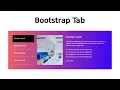 How to create Bootstrap Nav Tabs HTML CSS Custom Design HTML CSS Bootstrap Nav Tabs raselcoder
