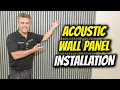 How to Install Acoustic Wall Panels to a Flat Wall FULL A-Z GUIDE wallsandfloors