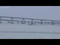 Search efforts continue after Perdue truck crashes off the side of Chesapeake Bay Bridge-Tunnel