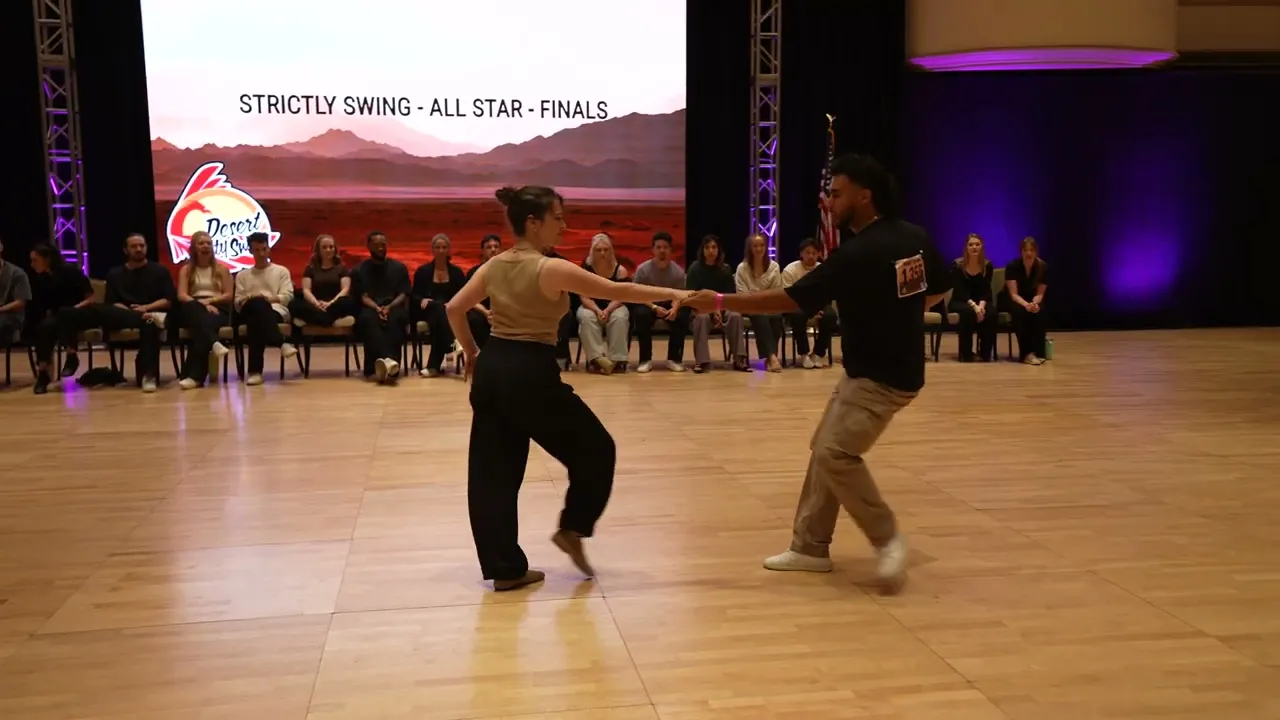 Juan Aguirre and Kristen Wallace - All Stars Strictly Final - Desert City Swing 2025