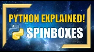 How to Create SPINBOXES using Python