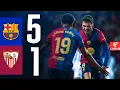 FC BARCELONA 5 vs 1 SEVILLA LALIGA MD10