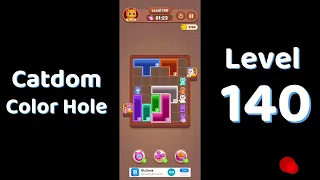 Catdom Color Hole Level 140 Screenshot