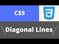 CSS Diagonal Lines