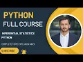 Inferential statistics in Python Python complete tutorial Data science Data Analytics Tutorial