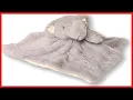 SONA G DESIGNS Custom Personalized Elephant Lovie Lovey Security Blanket with Rattle