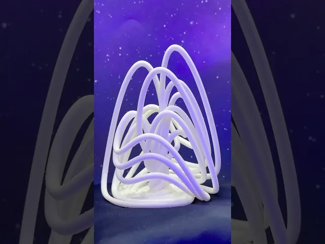 Bouali Strange Attractor Sculpture video thumbnail