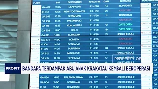 Bandara Terdampak Abu Anak Krakatau Kembali Beroperasi