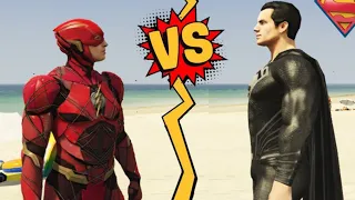 gta 5 the flash v s superman epic fight