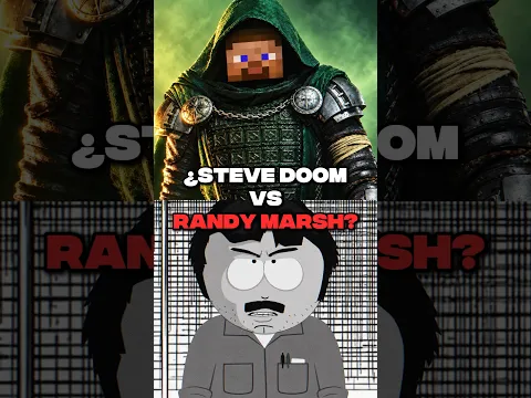 QUIEN GANARIA ENTRE STEVE DOOM VS RANDY MARSH? #shorts #minecraft #southpark