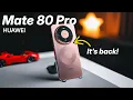 HUAWEI Mate 80 Pro 3 Years Later The Mate is BACK