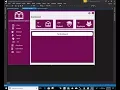 New School Management System In Vb Or C Project Final Year Project UI Flat Design