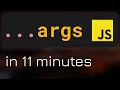 Rest Parameters variadic args in JavaScript Programming Hindi - JavaScript Tutorial