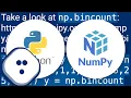 Frequency counts for unique values in a NumPy array