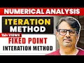 Iteration Method Fixed Point Iteration Method Numerical Methods