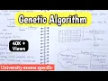 Genetic algorithm explained in hindi Genetic algorithm in soft computing Lec-16