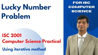 Generating Lucky Numbers in Java ISC Computer Science Practical 2001