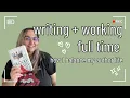 making time to write as a mom with a full-time job tips and tricks for balancing author life